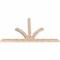 Ekena Millwork Richland Smooth Timber Gable Bracket, Douglas Fir, 108"W x 63"H x 3 1/2"D x 5 1/2"F, 14/12 Pitch GBW108X63X0406RIC00SDF - alternate 2